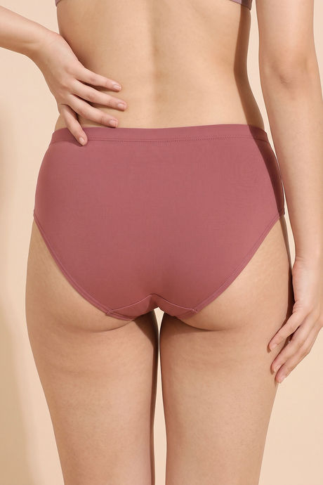 Zivame Full Coverage Medium Rise Hipster Panty (Pack of 3) - Multicolor — image 12